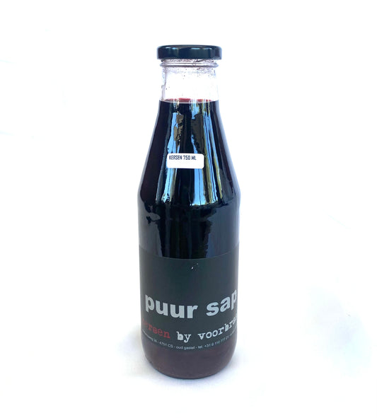 KERSEN SAP  750 ml  100%  pure sap zonder toevoegingen