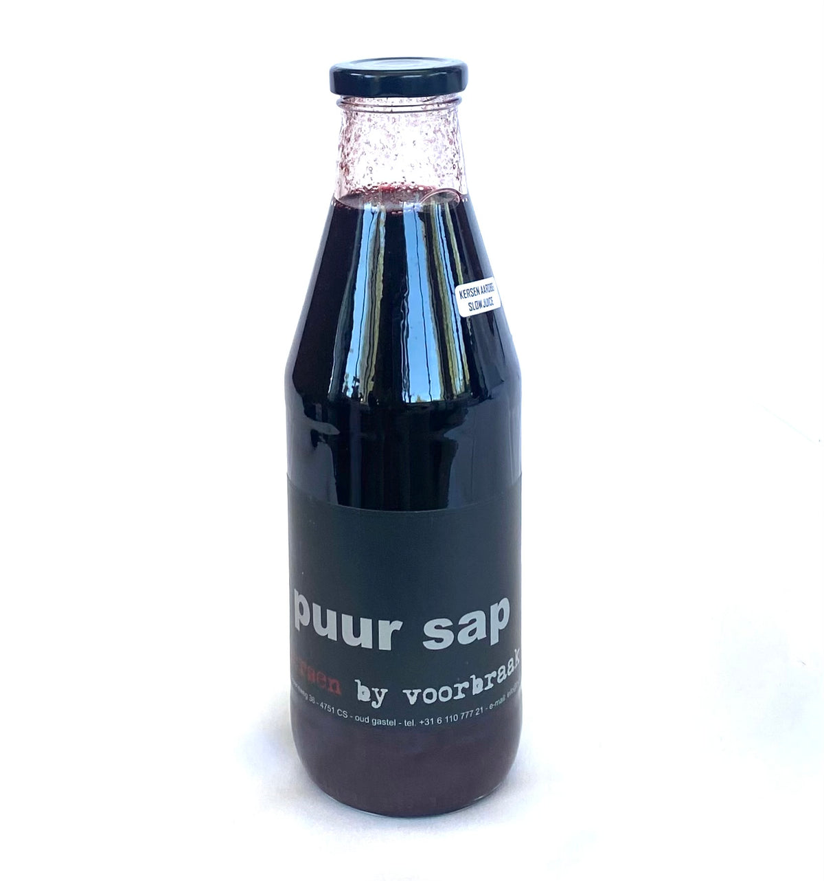 KERSEN-AARDBEI SAP 750 ML 100 % PUUR SAP zonder toevoegingen
